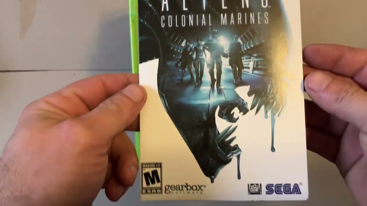 Aliens Colonial Marines Lat. Am. sealed unboxing Xbox 360