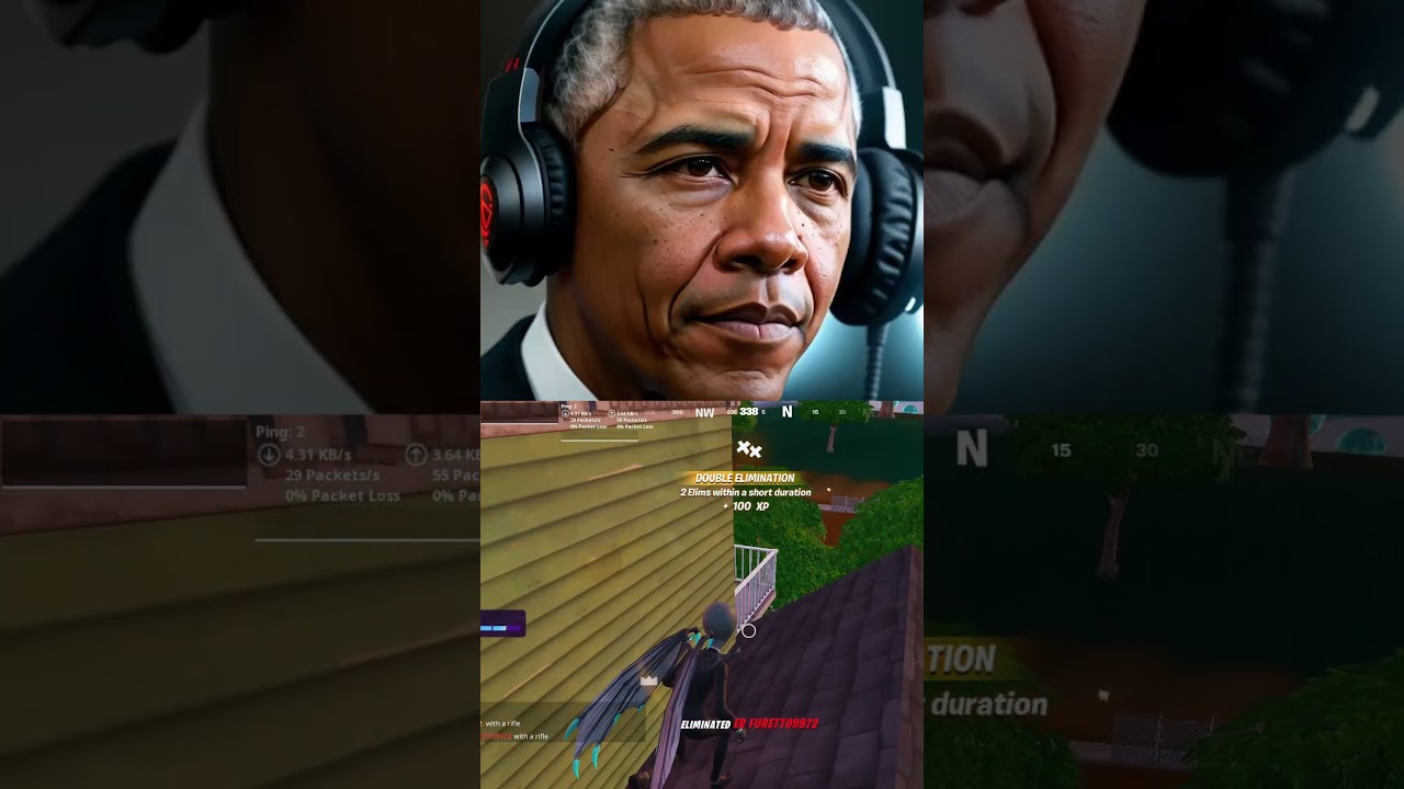 US Presidents Play Fortnite - BBC Barack