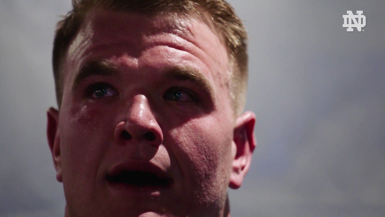@NDfootball | 2018 NFL Draft Exclusive Mike McGlinchey Reaction