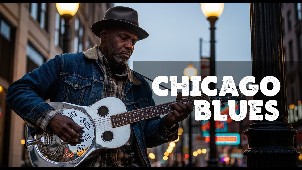Chicago Blues Radio – Nonstop Slow Blues Guitar for Late Night Souls