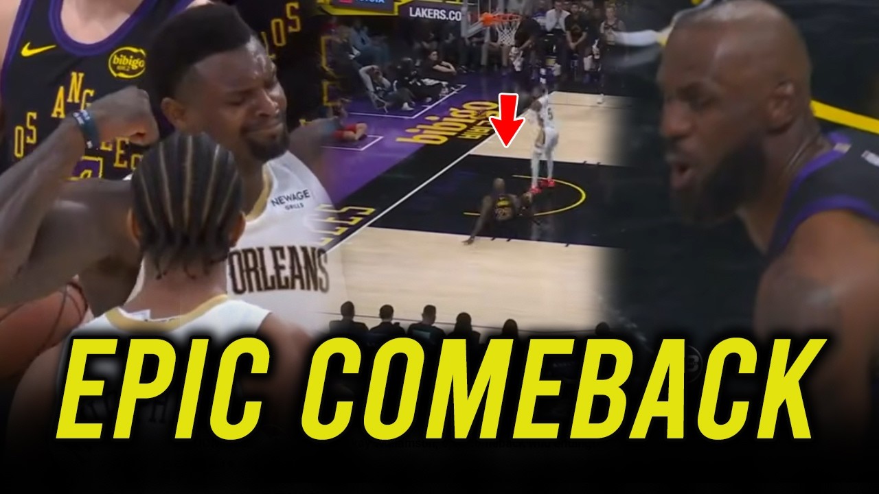 EPIC COMEBACK!! Lebron vs Williamson! LBJ goes down but Shocked everybody for REVENGE!