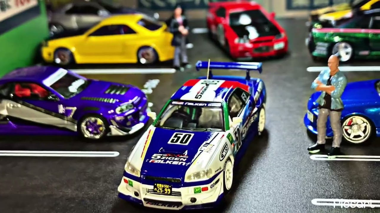 1:64 Scale Parkhaus an Top Secret Street Montiert erstmal Skyline Treffen 🔥🔥#diecastcollectors1_64 