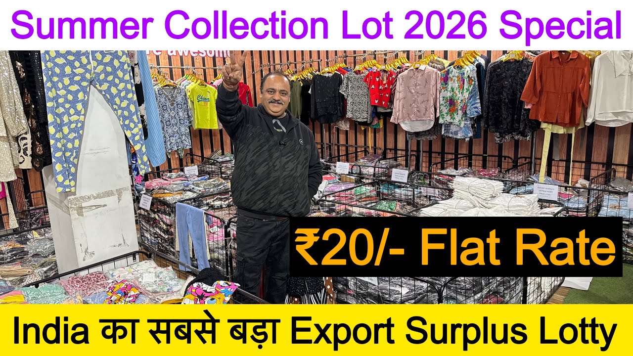 Summer Special Lot 2026॥India का सबसे सस्ता Export Surplus Lotty ₹20/- Flat Rate ॥SaiyamKapoor