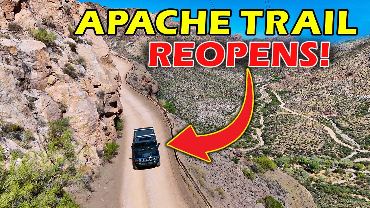 100 Year Old Road Finally REOPENS! - Apache Trail, Arizona 