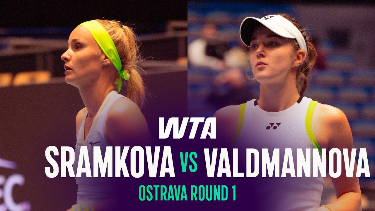 Rebecca Sramkova vs. Vendula Valdmannova | 2026 Ostrava Round 1 | WTA Match Highlights