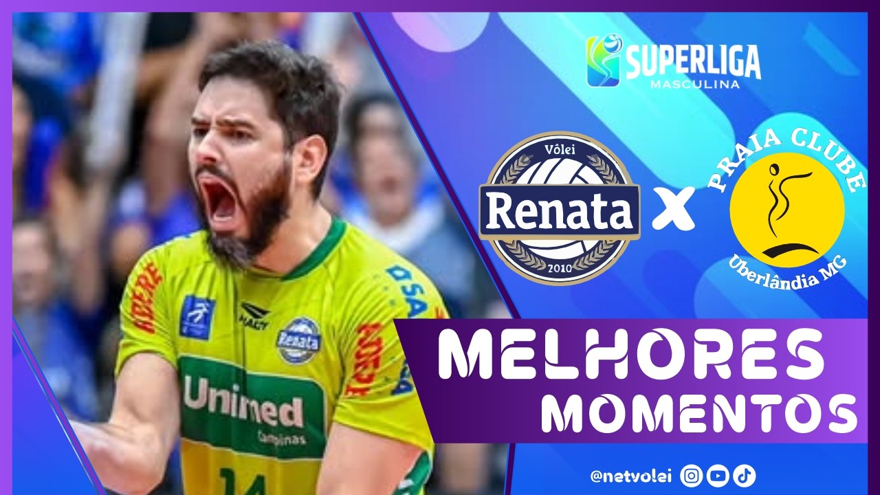 DOMÍNIO TOTAL | RENATA 3x0 PRAIA CLUBE | Melhores Momentos | Superliga Masculina 25/26