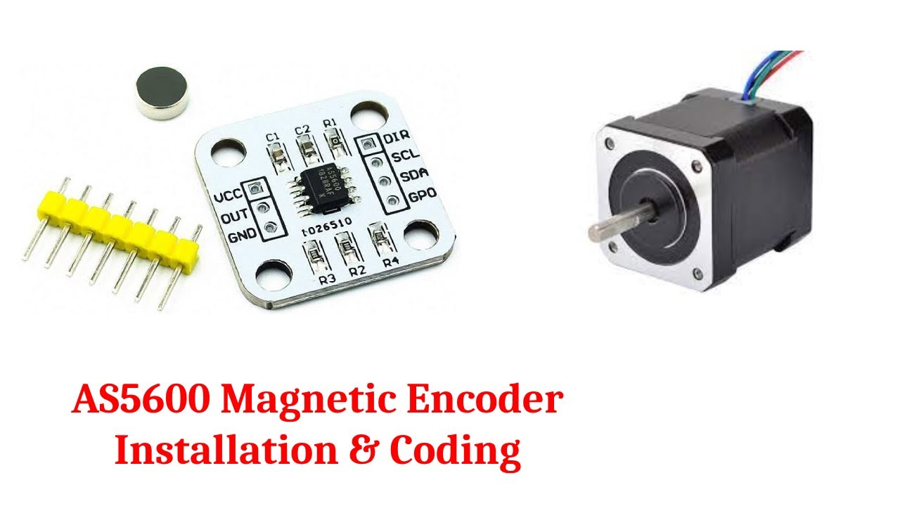 AS5600 Magnetic Encoder Installation & Coding