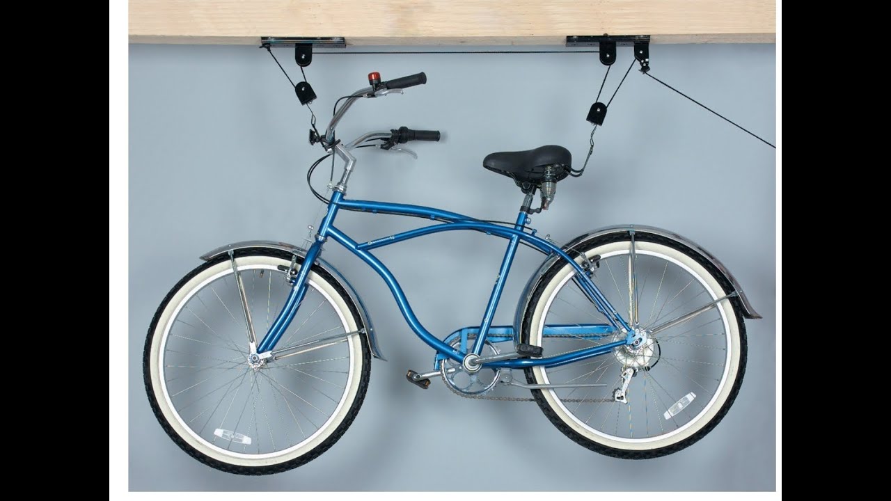 Bike Lift! Harbor Freight bicycle lift in action