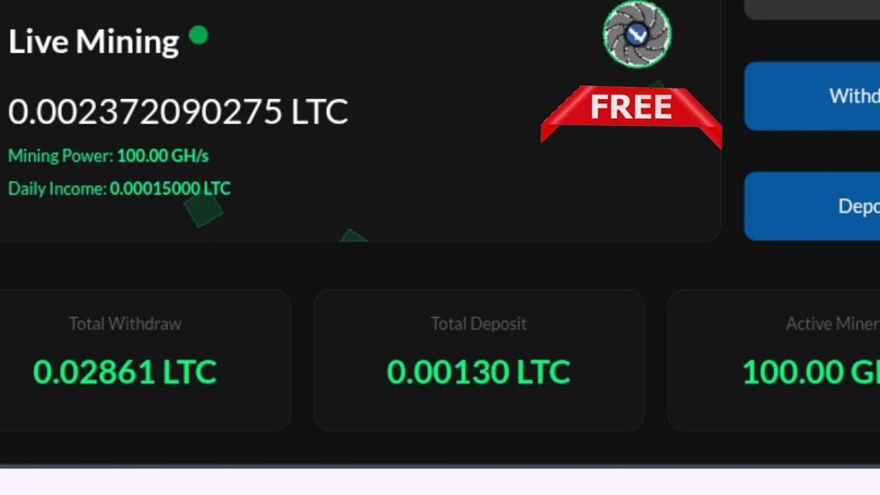 New Free LTC Cloud Mining Site 🤑 | LTC Mining || LTC Cloud Mining | Litecoin Mining