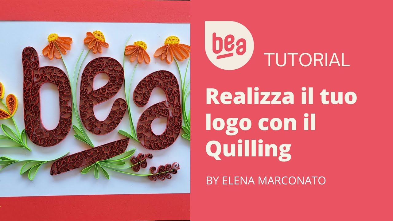Crea un logo con la Tecnica Quilling 🌈