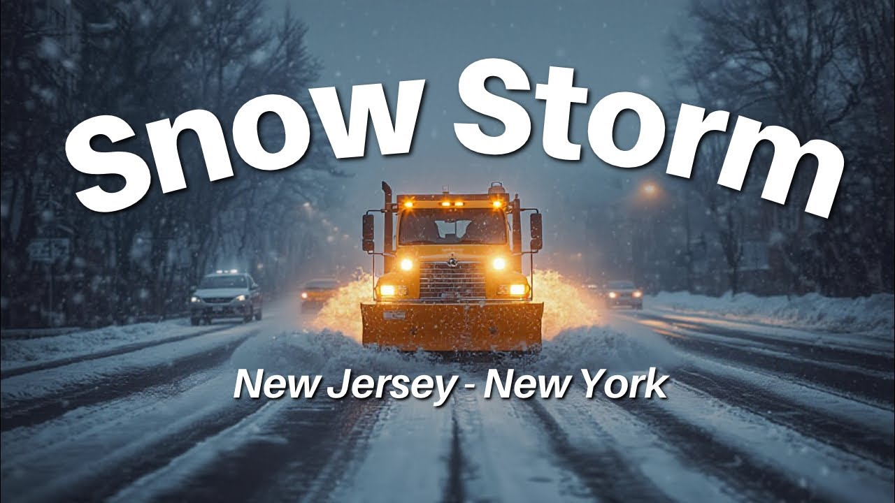 🔴Live 😶‍🌫️New Jersey - New York ❄️Biggest Winter Snow Storm January 25th 2026