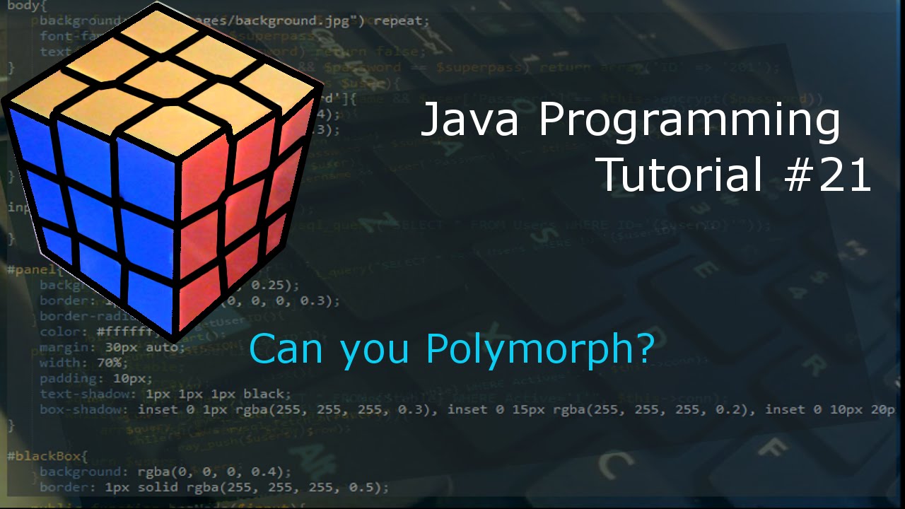 Java Programming Tutorial 21 - Polymorphism (Part 1)