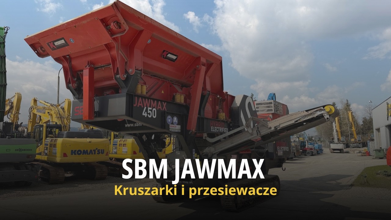 Hybrydowa kruszarka szczękowa  SBM Jawmax 450