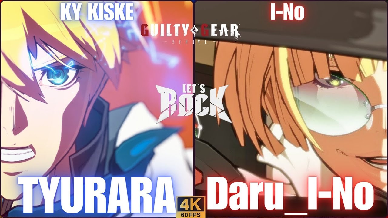 GGST➤ KY KISKE /カイ [ TYURARA / ちゅらら ] vs I-No / イノ [ Daru_I-No ] Guilty Gear Strive