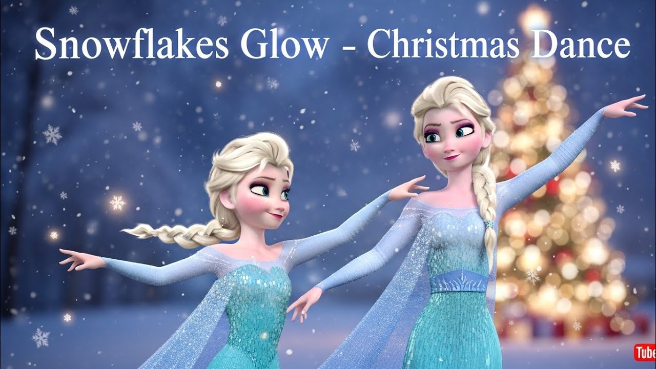 Magical Snowflakes Glow ❄️ | Christmas Special Dance 🎶