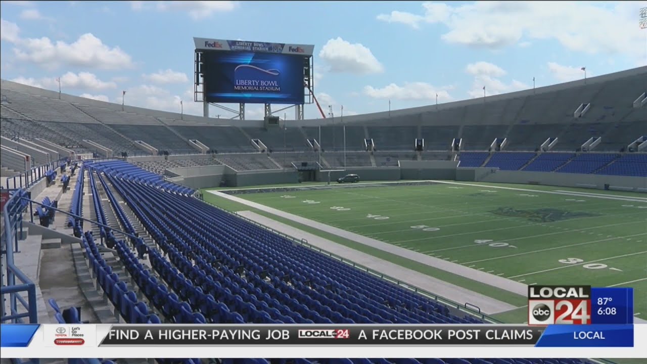 Enhancements made to  Liberty Bowl Memorial Stadium ahead of Tigers football season