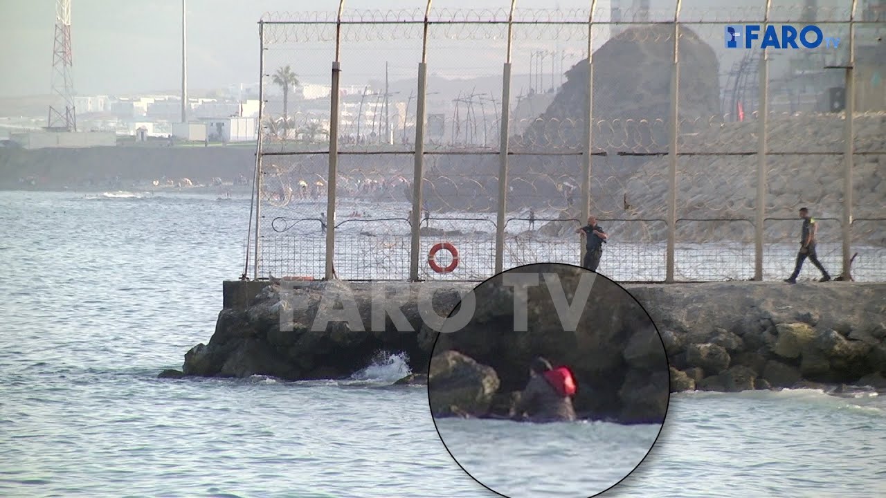 La odisea de una mujer marroquí atrapada en Ceuta: logra huir a nado a Marruecos