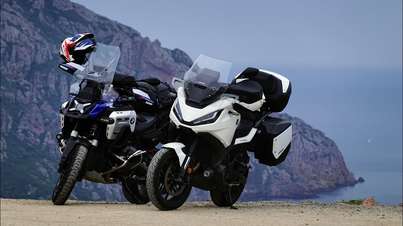 Honda NT1100 DCT - Insta360 ACE pro- Corsica touring - Random cuts + Cap Corse west side long take