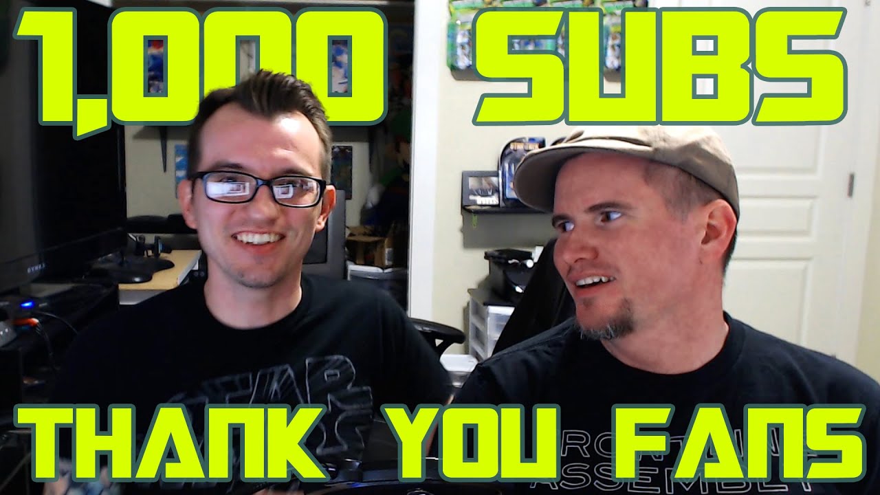 1,000 Subscribers, Thank you from RookerVision