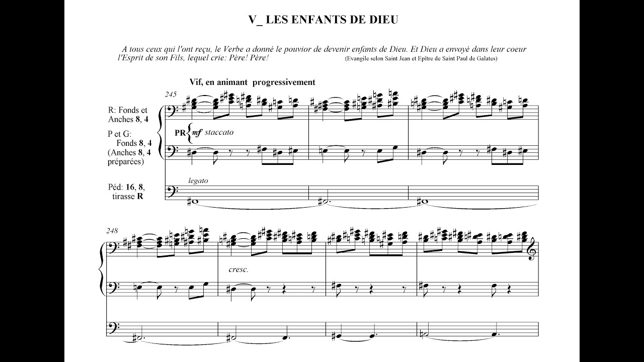 Messiaen: La Nativit&eacute;: - V. Les Enfants de Dieu