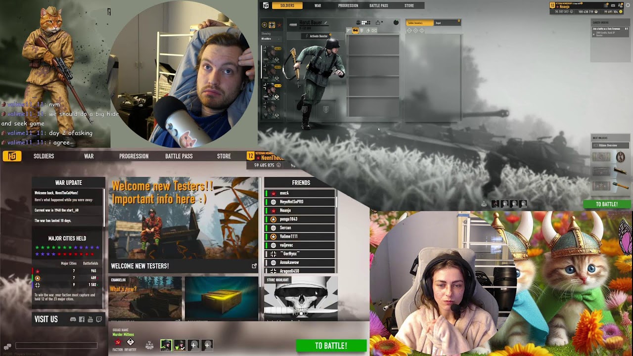 Neen plays with the CAT 6! Oops that was the internet, not a furry friend! HnG with Neen!