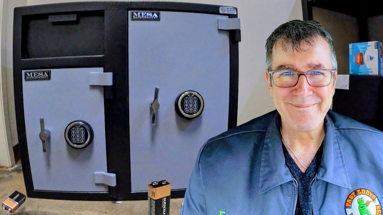 How To Change A Safe Battery | Mesa Safe Company MFL2731EE