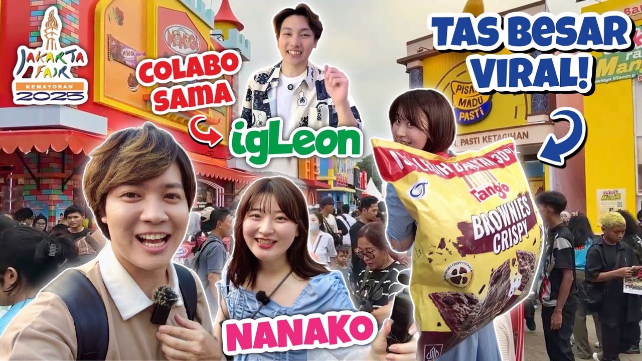 ORANG JEPANG DAPAT TAS BESAR VIRAL DI JAKARTA FAIR 2025!!!