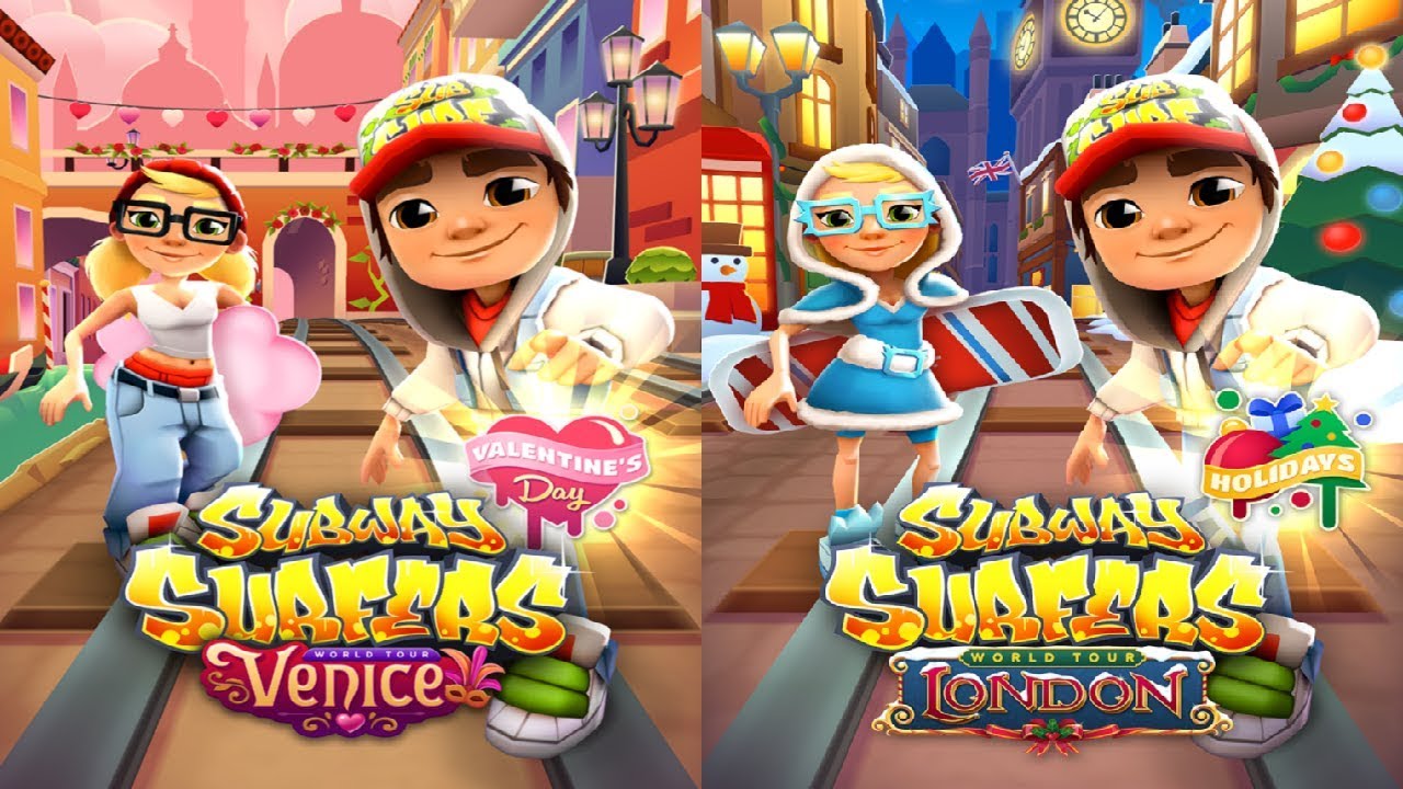 Subway Surfers: Venice VS London Gameplay