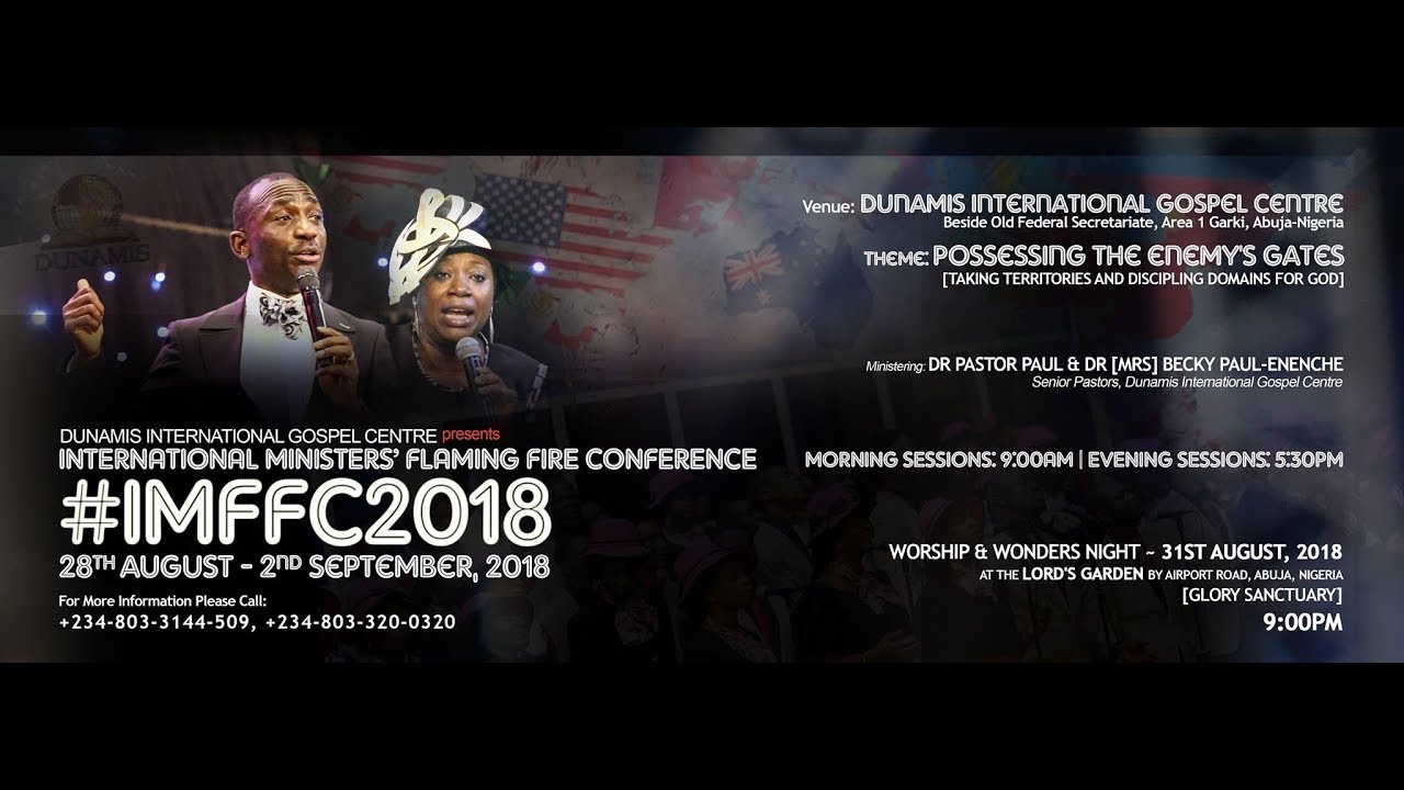 INT'L MINISTERS' FLAMING FIRE CONFERENCE 2018 (DAY 4 MORNING DEW/ ANOINTING SERVICE