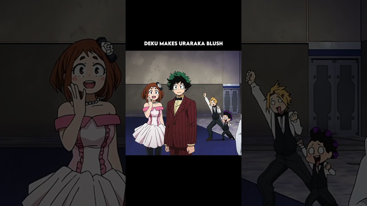 Deku Makes Uraraka Blush 💀😂 #myheroacademia#edit#amv#mha#bnha#anime
