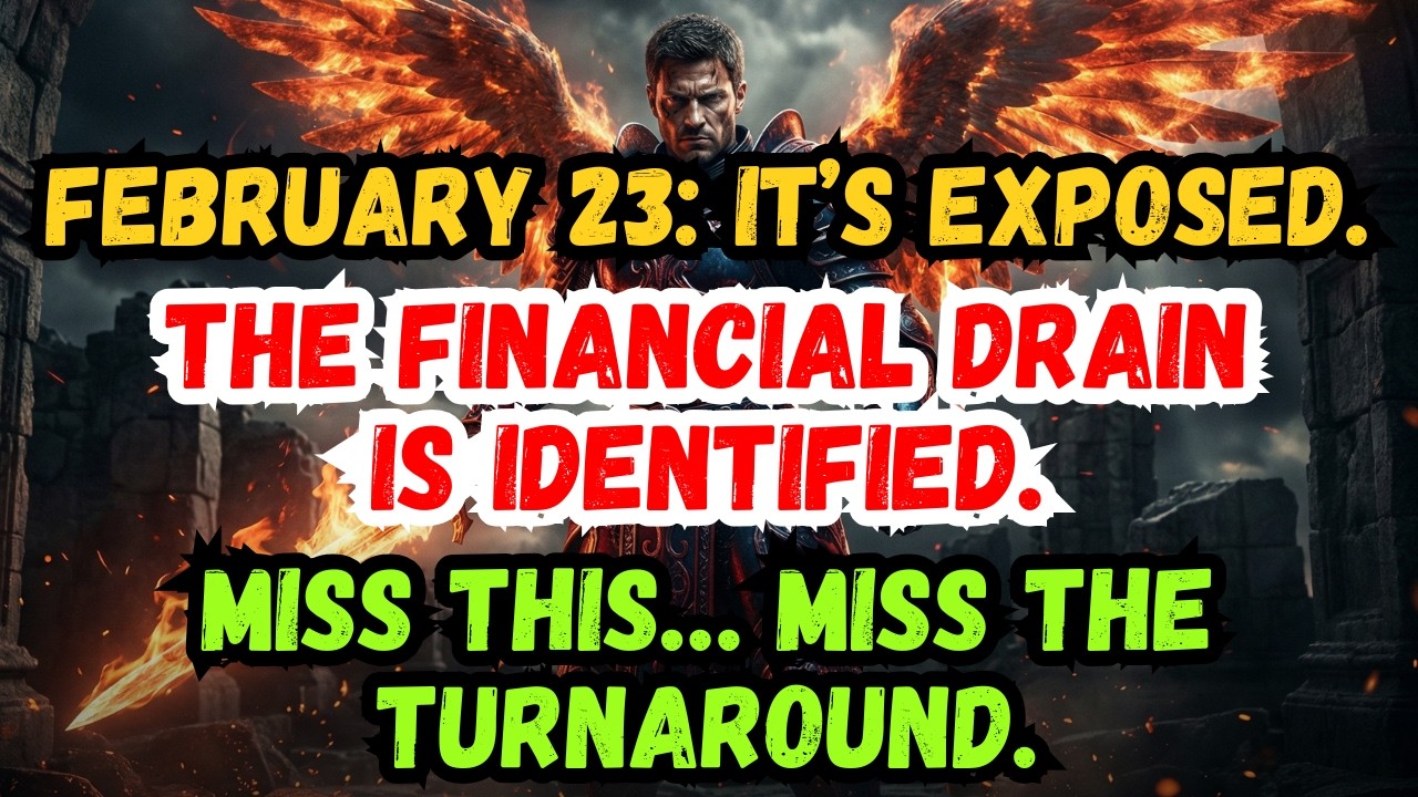 🟢 On February 23rd, the source of financial drain has been identified. Archangel Michael confirms ..