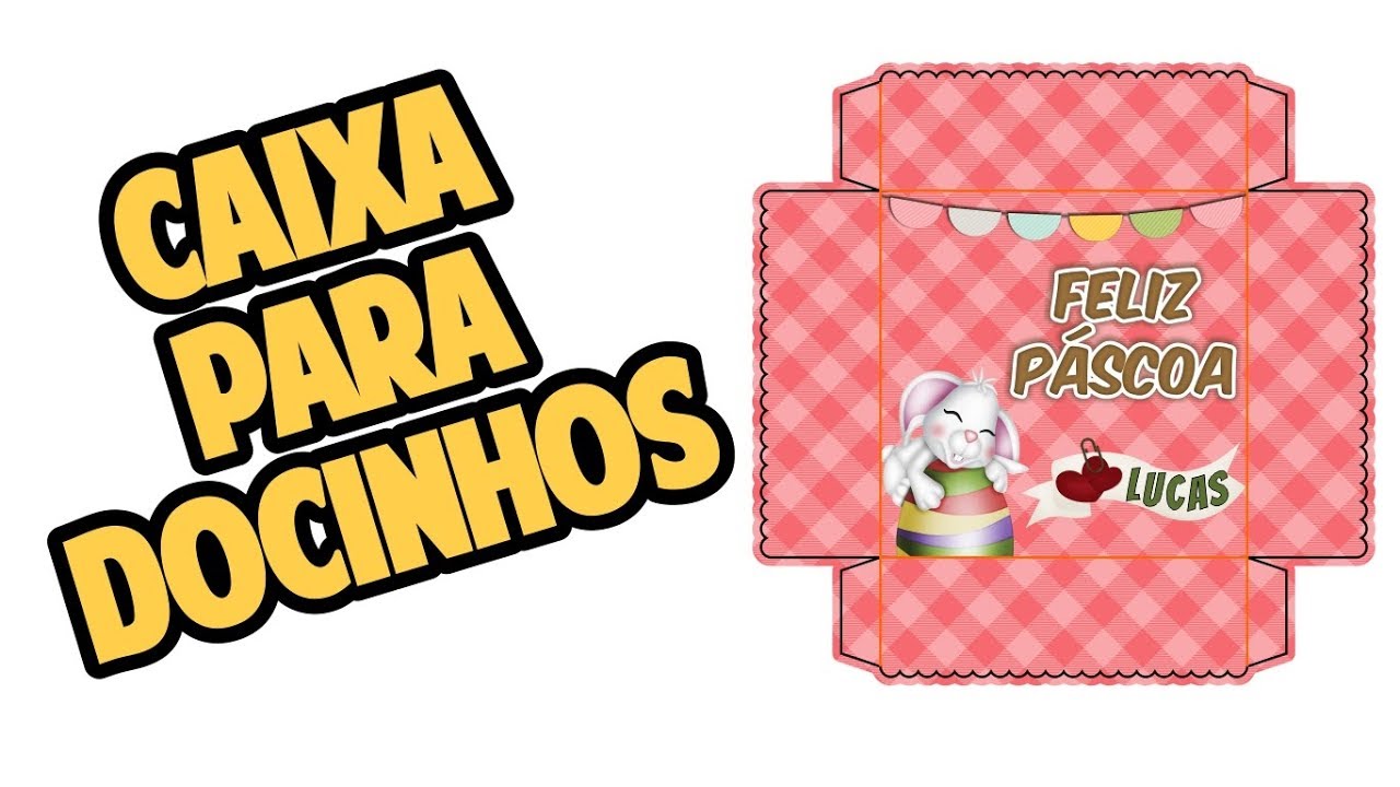 Molde Caixa para Docinhos