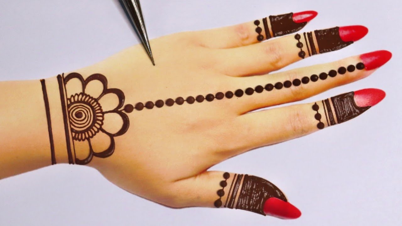 Beautiful Jewelry mehandi designs | Eid 2022 mehndi design | Easy Gol tikki mehandi design | मेहंदी