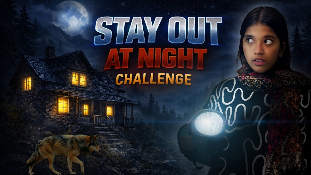Stay out at Night Challenge 😱 | Laksha Joshi