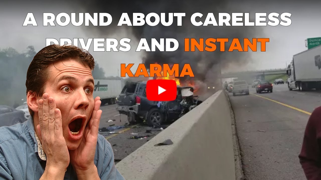 Reckless Drivers Caught on Dashcam &ndash; Instant Karma USA #1million