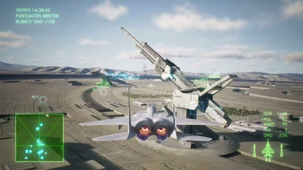 Ace Combat 7 en Español - Misión 12 Stonehenge Defensive