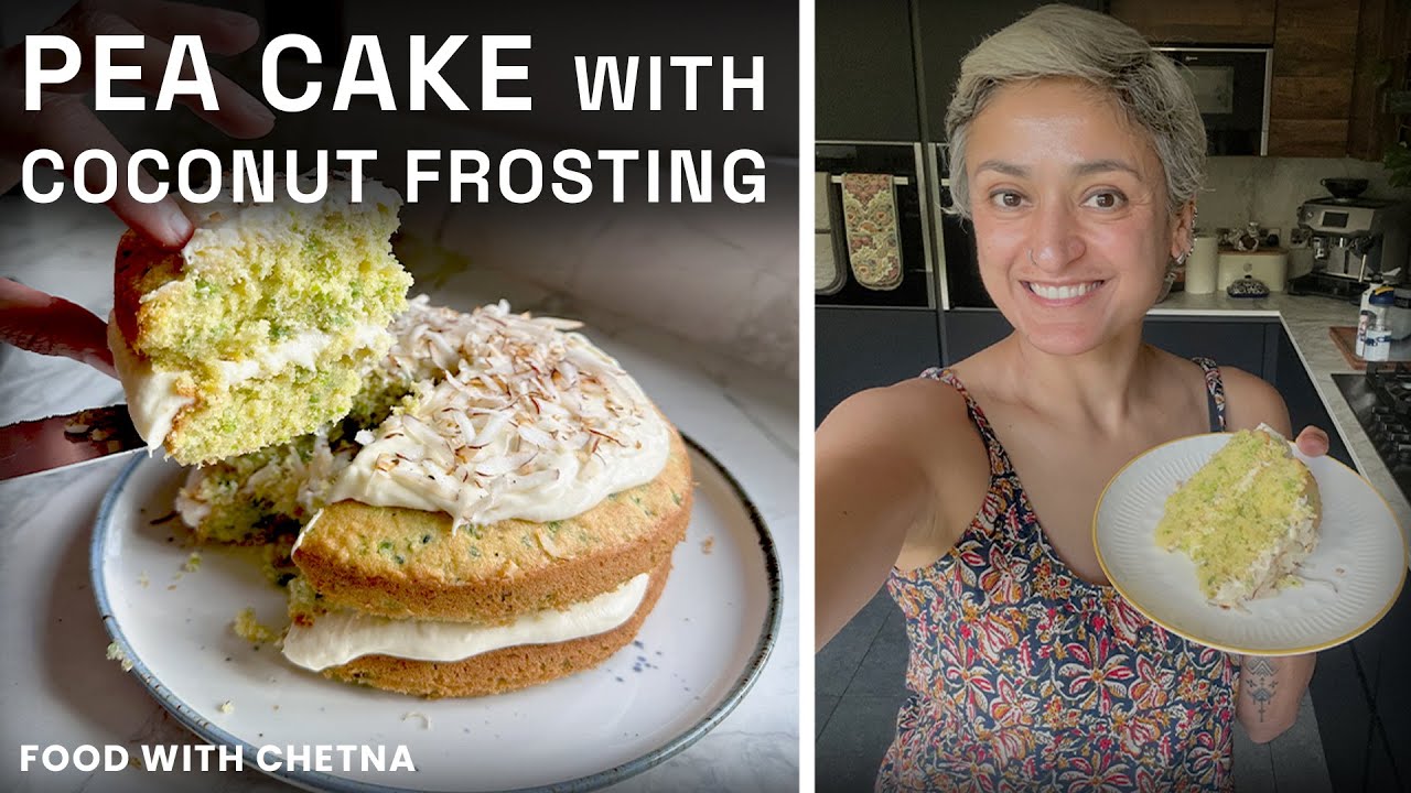 PEA AND COCONUT CAKE - the most unusual cake I have ever made!