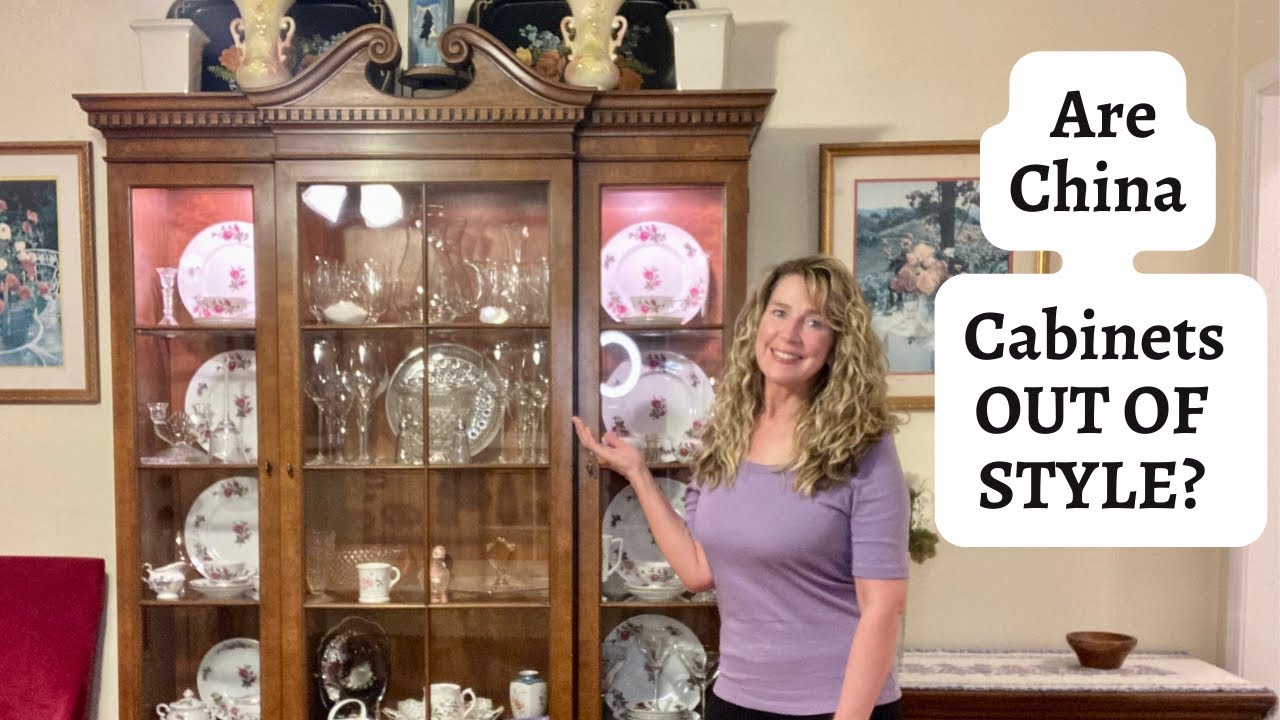 Are China Cabinets Out Of Style? | Tour My China Cabinet | Explore China Cabinet Makeovers