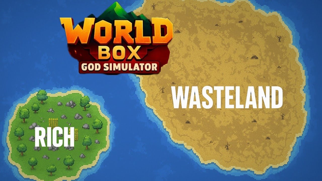 Richest Tiny Island vs Deadliest Giant Wasteland in Worldbox