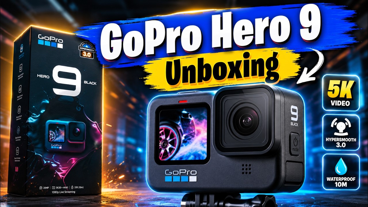 GoPro Hero 9 Black Unboxing & Full Setup Guide | Hidden Features & Best Settings