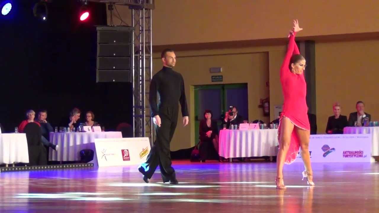 Mistrzostwa Polski 2014 PZTS Zawodowcy Latin pokaz ind. Rumba Fiksa Jurecka