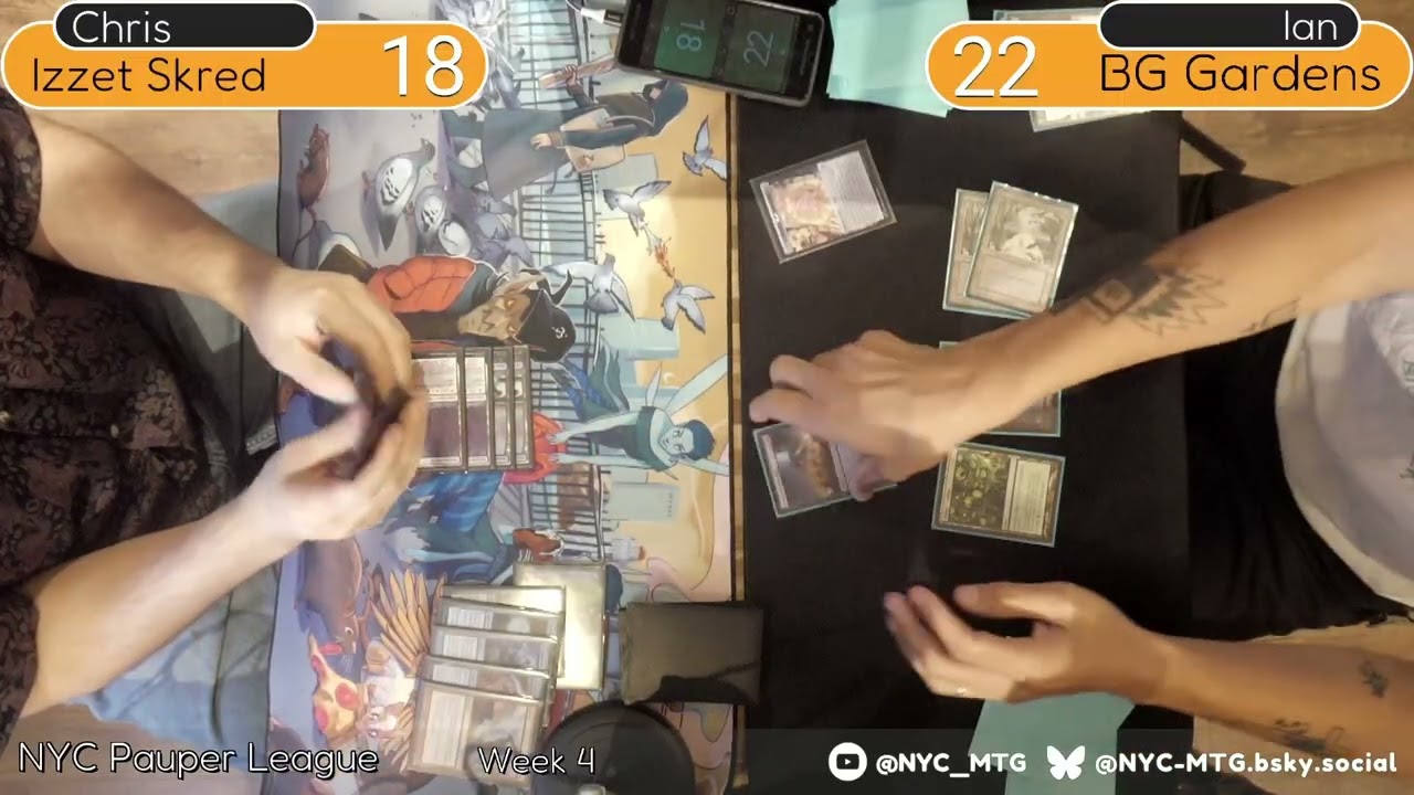 Izzet Skred vs Garden Party | NYC Pauper League Week 4 Season 3 | MTG Gameplay