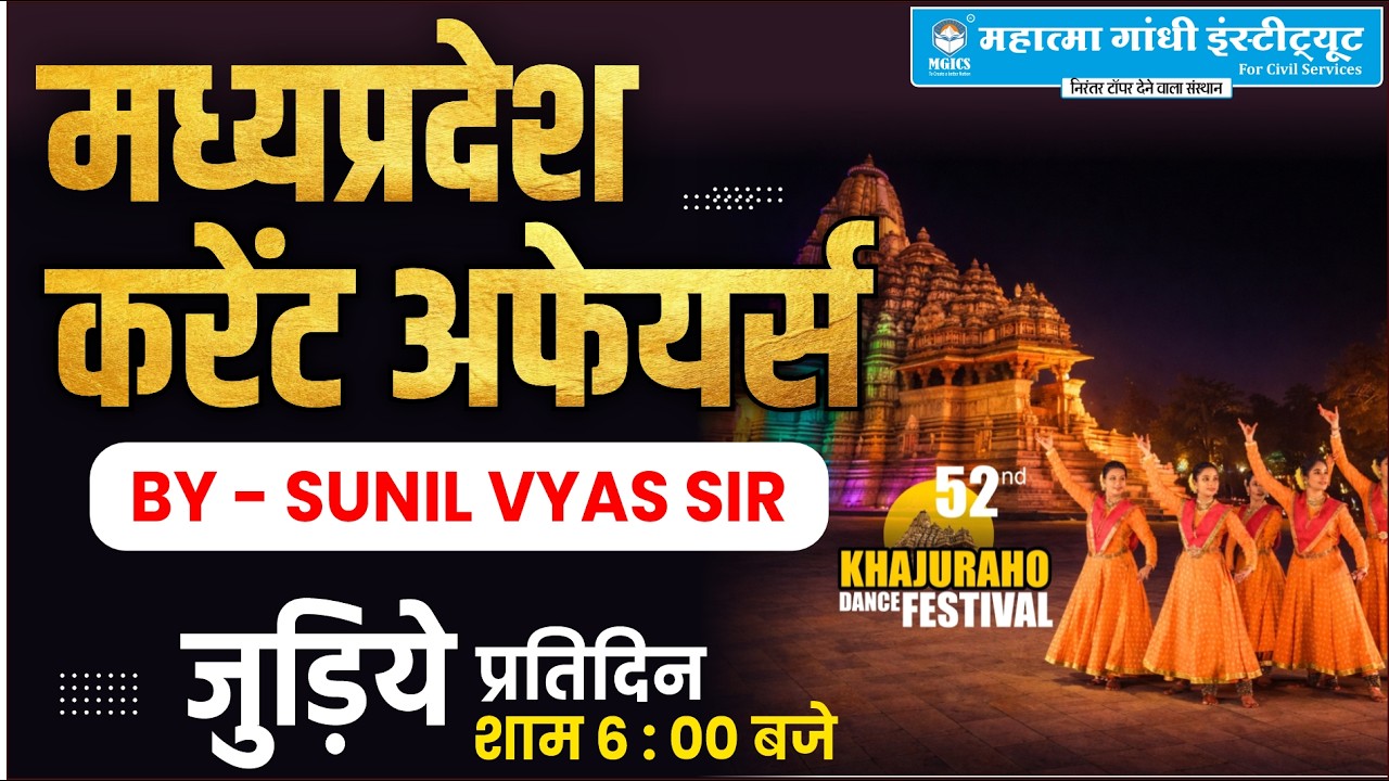 MPPSC Prelims 2026 | Unit-08 | करेंट अफेयर्स : Current Affairs