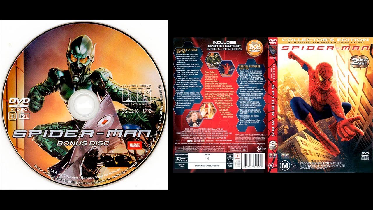Spider-Man (DVD, 2-Disc Collector's Edition) Disc 2