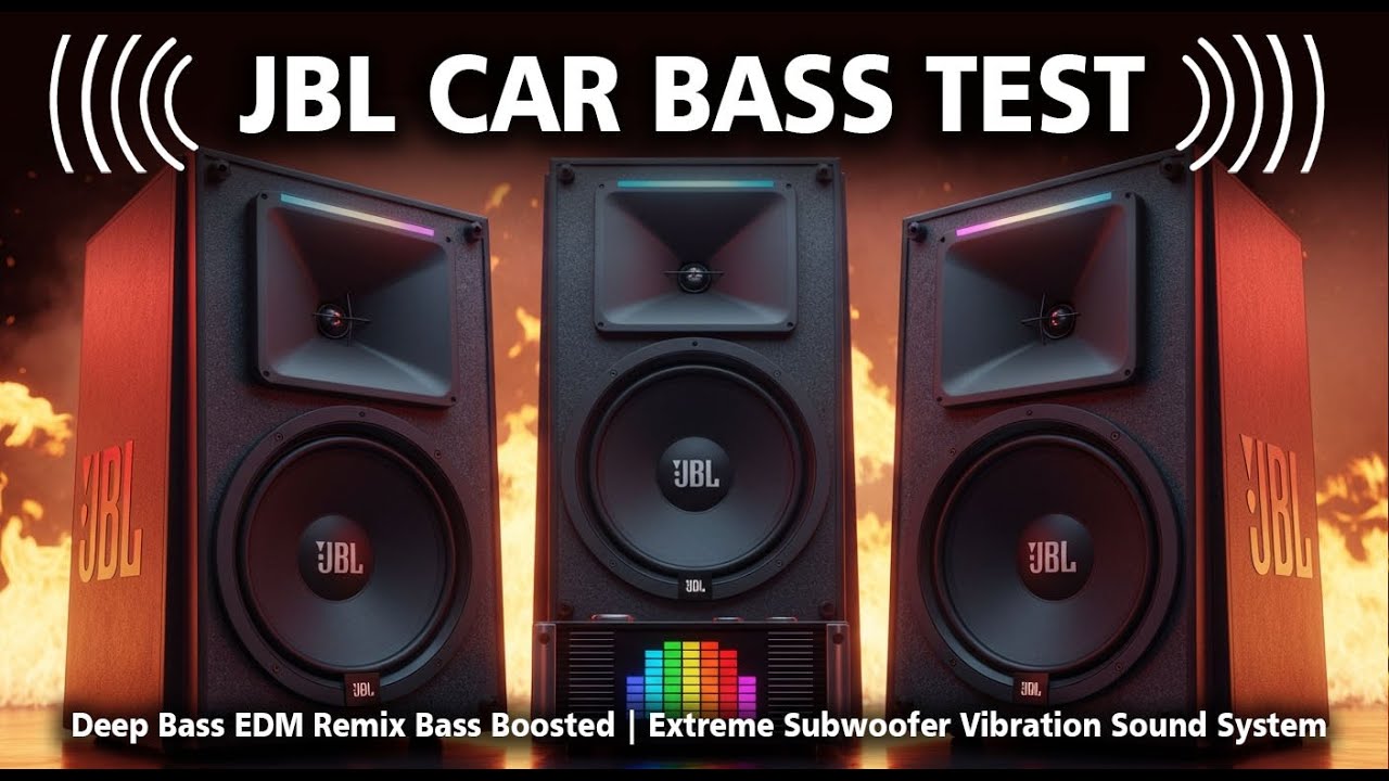 JBL CAR BASS TEST 💥 Deep Bass EDM Remix Bass Boosted | Extreme Subwoofer Vibration Sound System