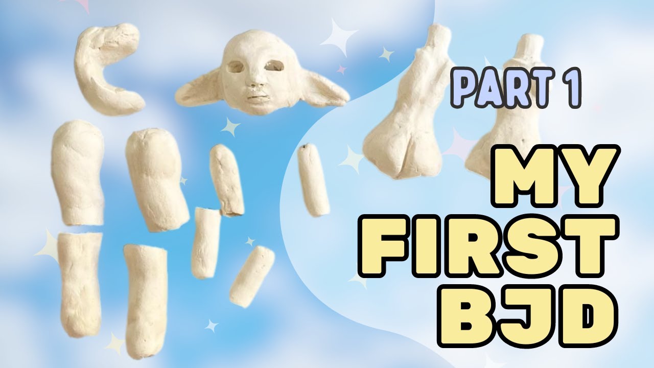 I TRIED MAKING A BJD | my first try making a ball jointed doll