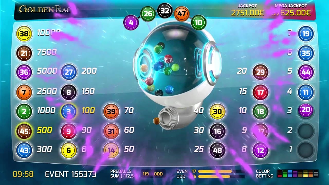 Perfect 6 with Jackpot - New Product -  Virtual Betting Solutions by GoldenRace