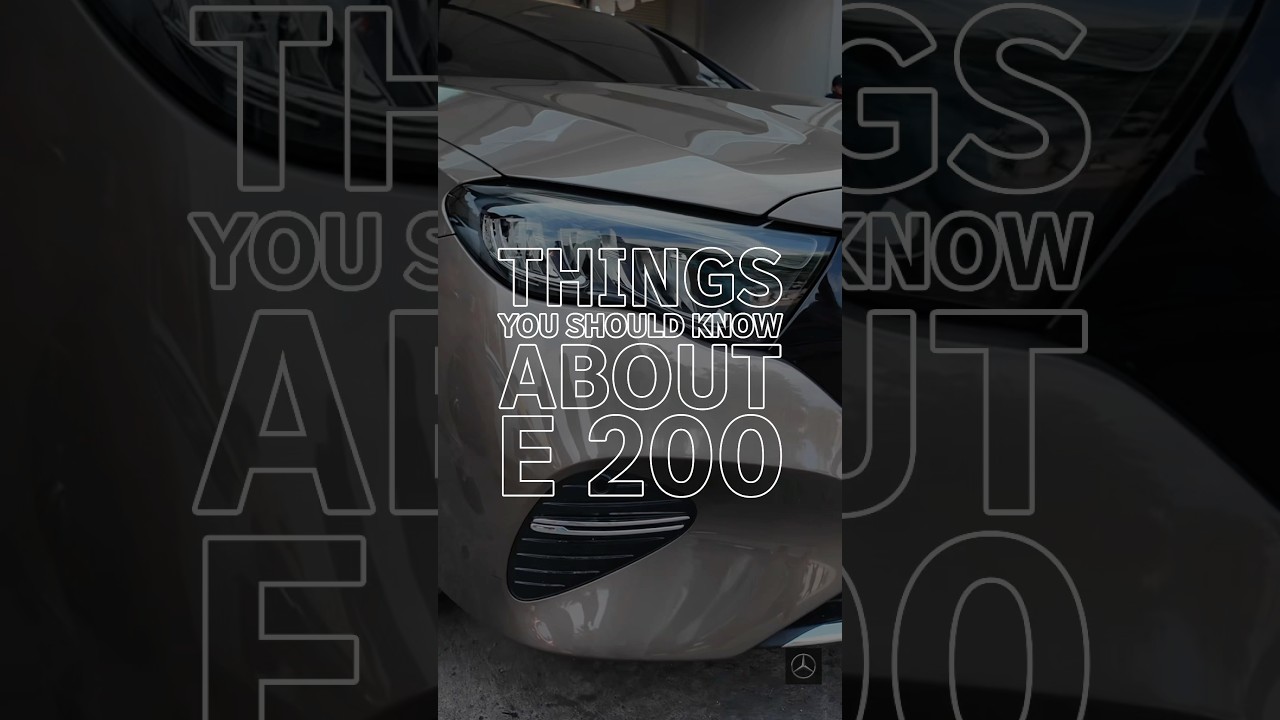 Things you should know about the E 200 #automobile #luxury #didyouknow #mercedesbenzid #EClass