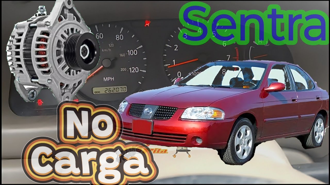 Se Acelera Nissan Sentra no Carga Batería Alternador Pruebas