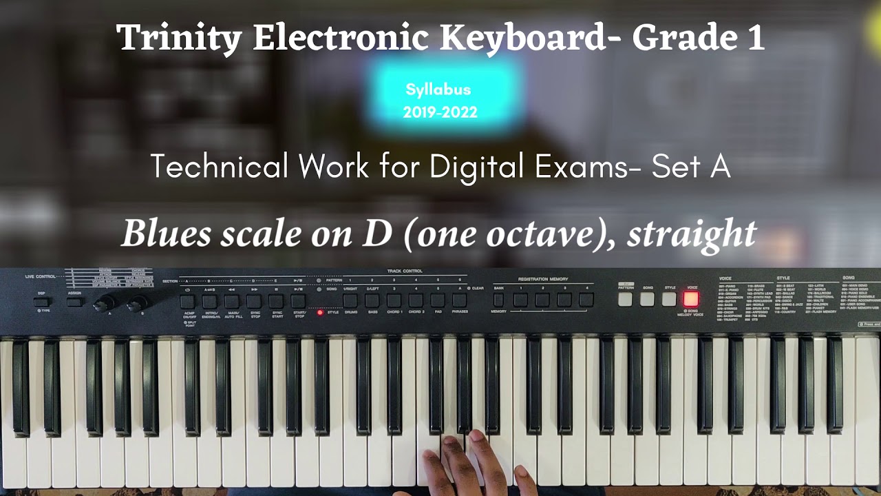 Keyboard Grade 1- Set A | Technical Work | Trinity Digital Exams only| Arvi School of Music